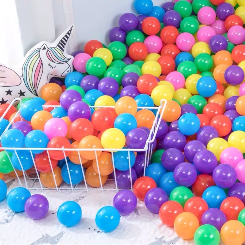 High quality soft kids toy plastic ball pit balls colorful ocean ball