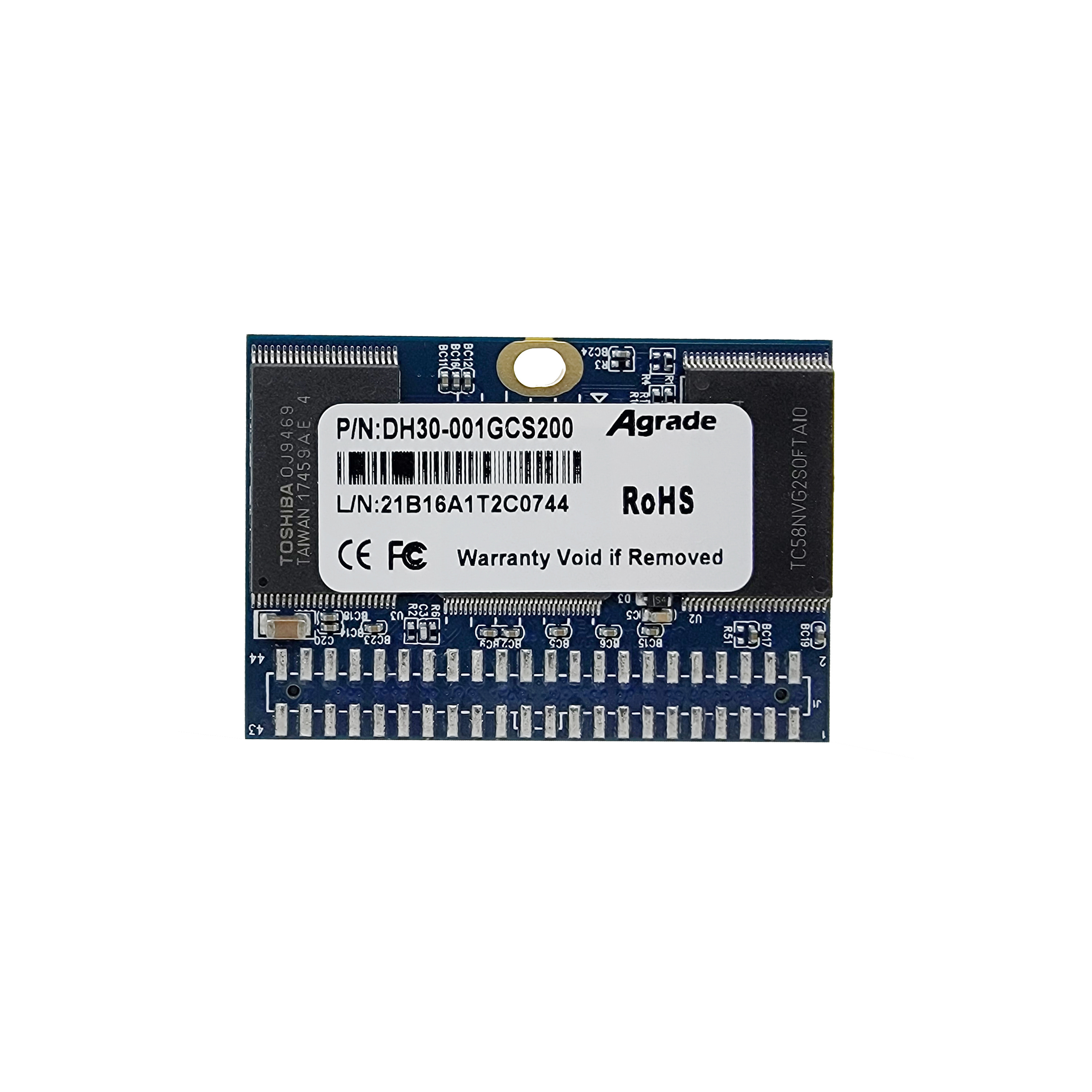 High speed 32GB 64GB 128GB SATA half slim ssd module with MLC flash solid state drive for industrial mechanical