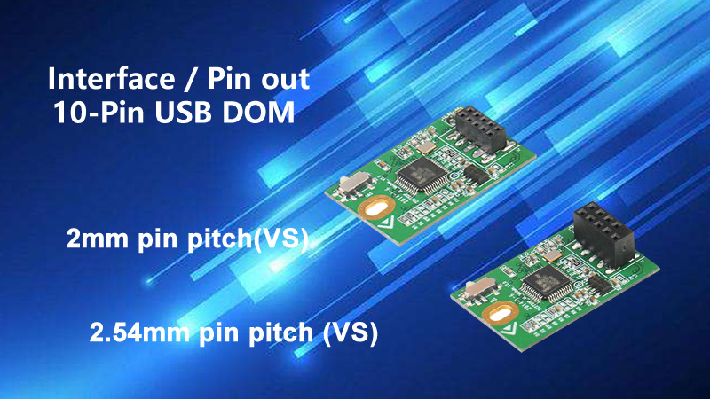 Industrial USB DOM supports USB Mass Storage Command Protocol And Supports High-speed Full-speed