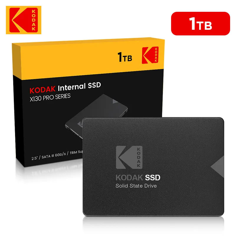 KODAK SSD X130 PRO Sata 3.0 Internal solid state drive 128GB 256GB 512GB 1TB 550MB/S Hdd 2.5 Hard Disk Disc for laptop / Desktop