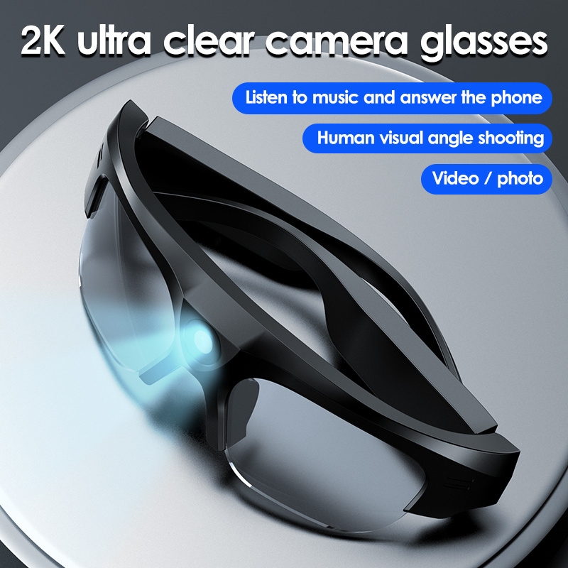 Smart glasses with video camera sunglasses BT speaker wireless Fashion glasses For driving