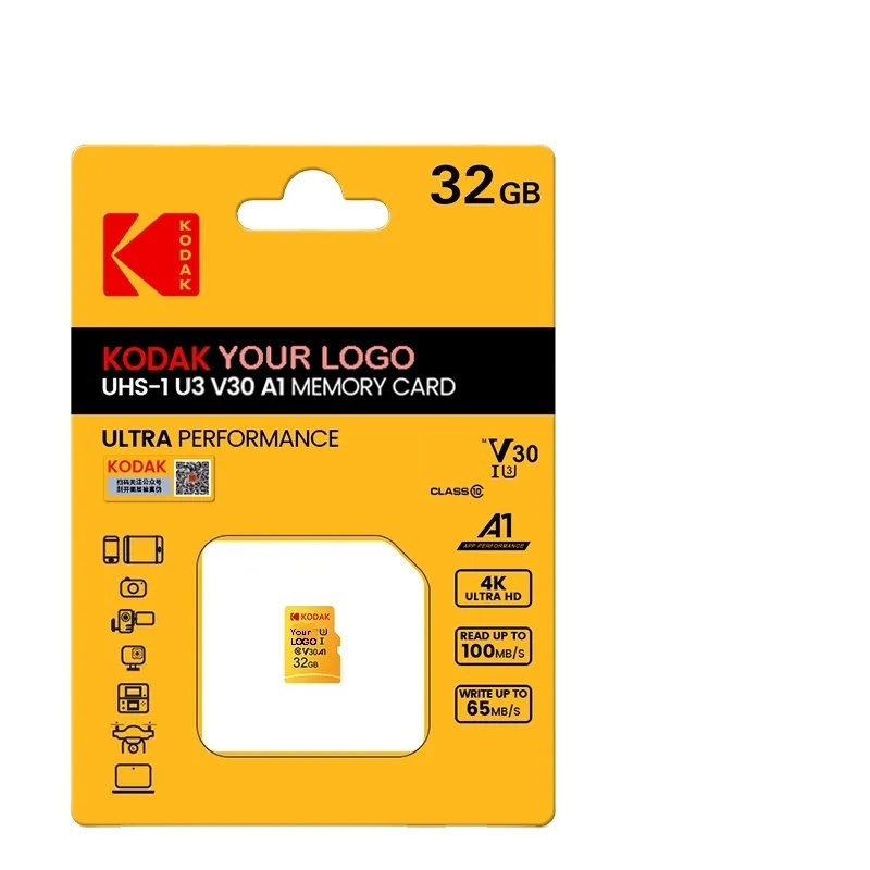 High Speed KODAK 32 GB 64GB 128 GB 256GB TF Card TBH Memory Card For Nintendo Switch And GPS