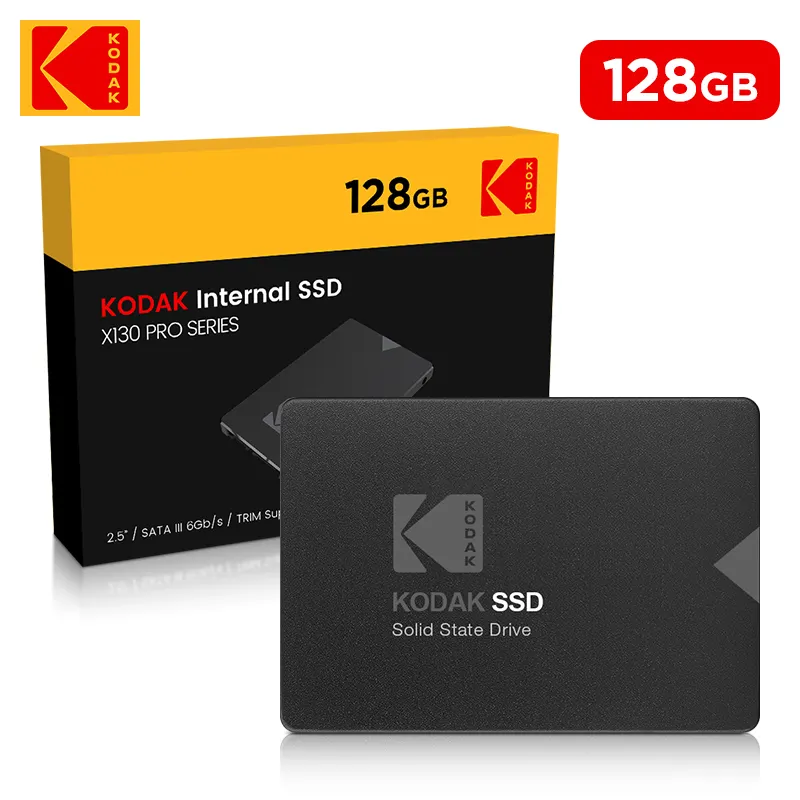 KODAK SSD X130 PRO Sata 3.0 Internal solid state drive 128GB 256GB 512GB 1TB 550MB/S Hdd 2.5 Hard Disk Disc for laptop / Desktop