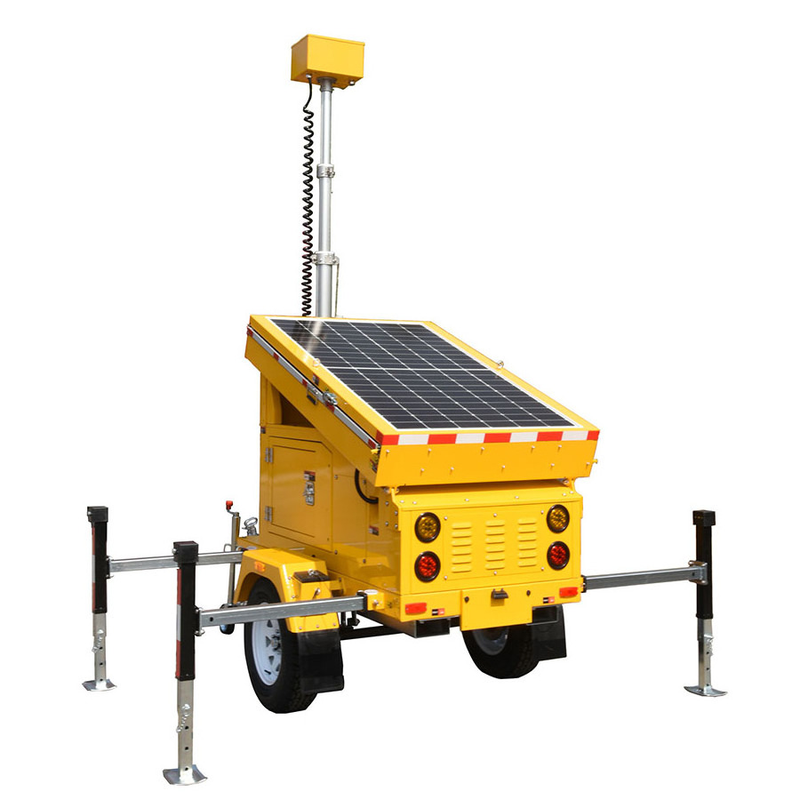 Solar Mobile Video Surveillance Trailer for Sale and Rental