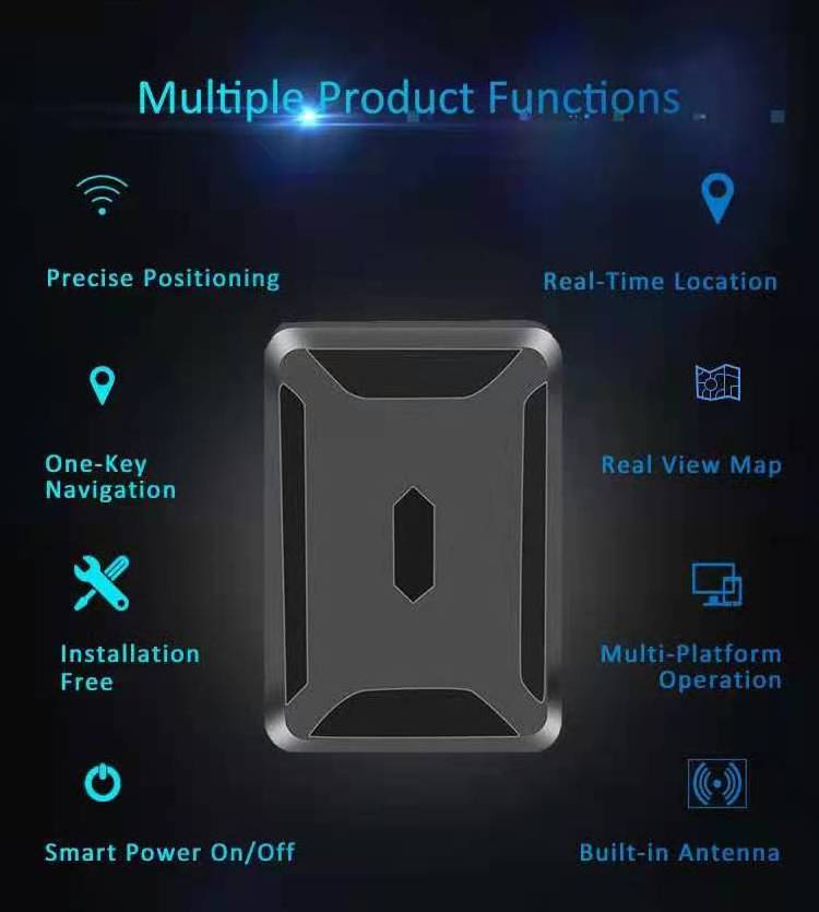 4G Magnet Car GPS Trackers Remote Listening GT07 Personal GPS Tracking Device Move Alarm 7800mAH Geo-fence