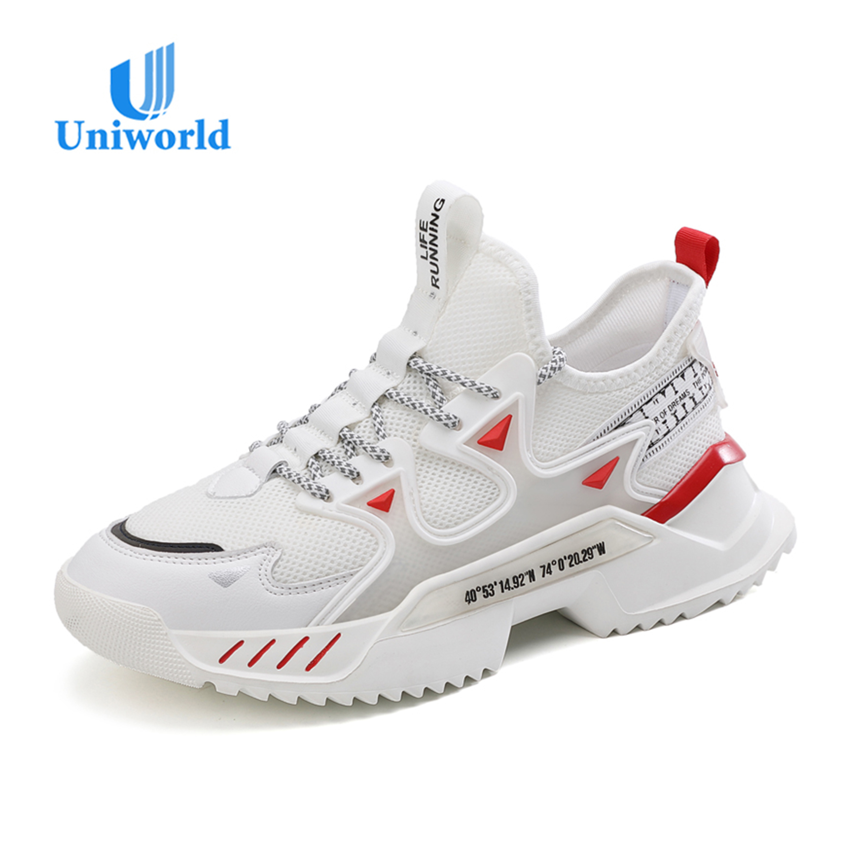 Uniworld Vietnam factory Custom Wholesale for men designer sneakers brands white sneakers men's fashion sneakers