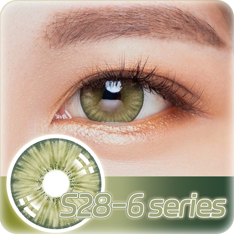 Hot Eyes Lens Eye Contacts Lentes  Contacto Len Yearly Diamond Colored Contact Lenses