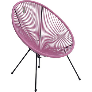 Acapulco Leisure Garden stacking chair cheap wicker furniture outdoor KD design online selling rattan chair papasan chair frame