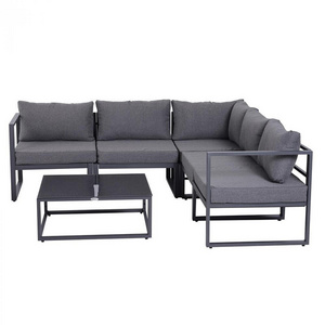 Aluminum garden sectional outdoor sofa furniture corner sofa