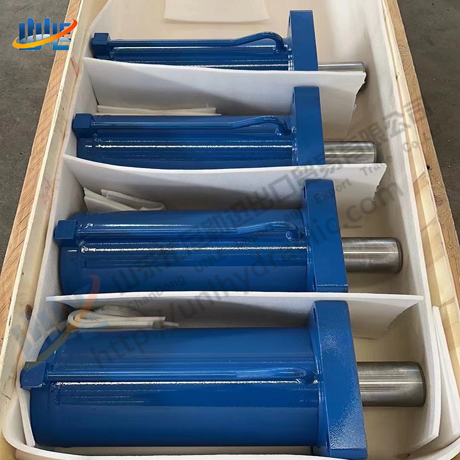 Better mechanical properties Different Types Small Lift Ram Double Acting Hydraulic Cylinder For Press