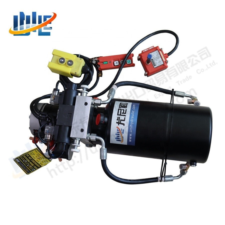 Factory sale various small engine powered motor of dump truck hydraulic unit power station mine hoist hydraulic