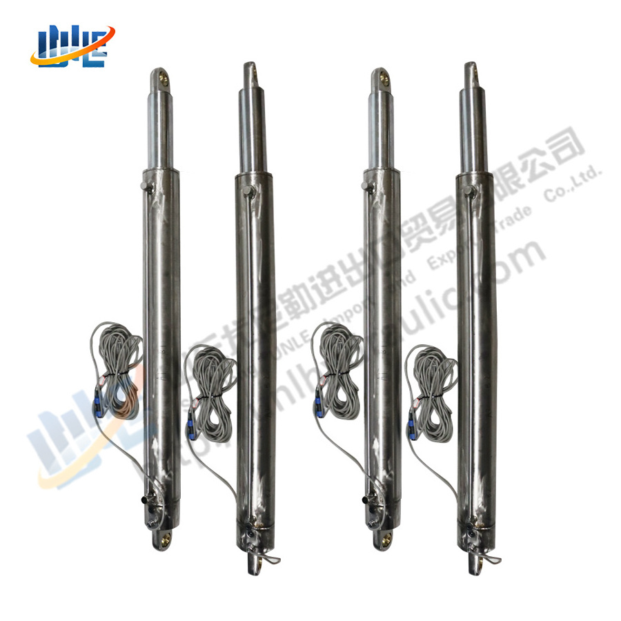 Movable floor swimming pool underwater rise lifting Precision Stainless Steel Hydraulic Cylinder