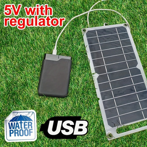 Portable Solar Panel Get 5v Usb Safe Charge Stabilize Battery Charger For Power Bank Phone Outdoor Camping Home