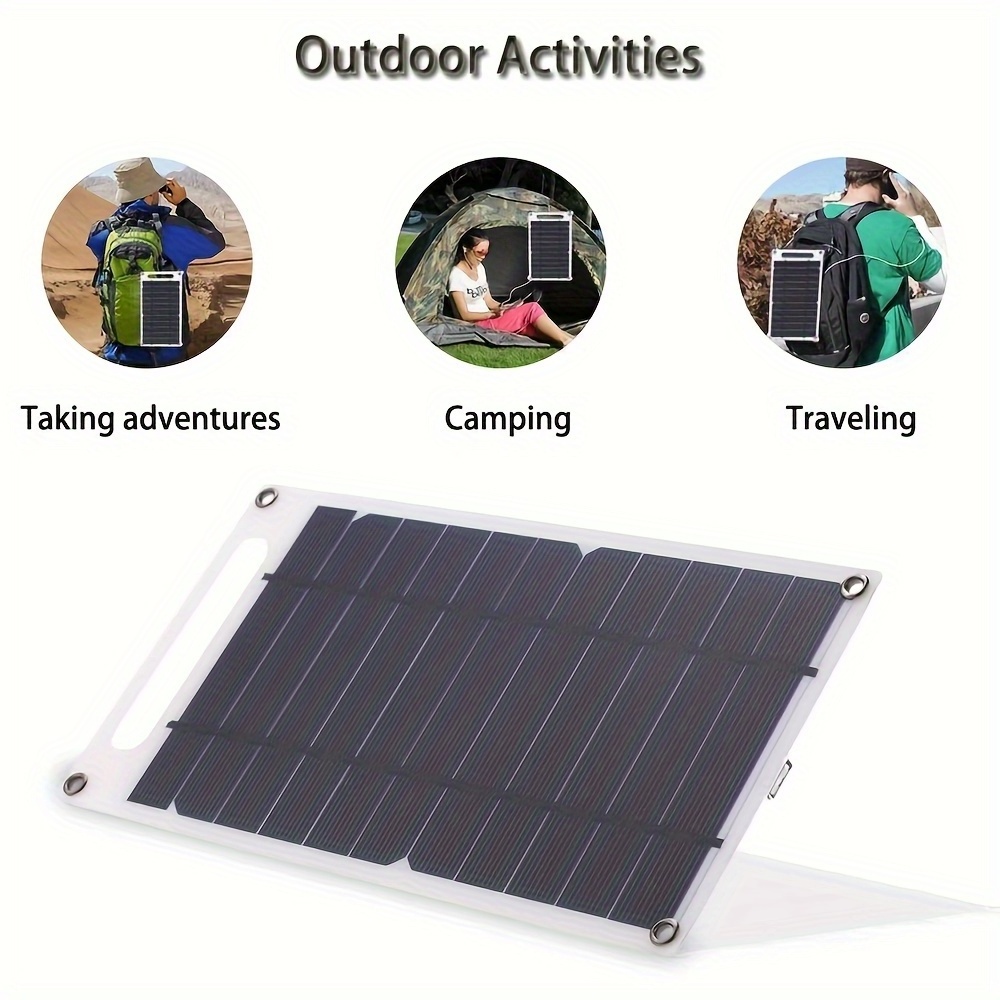 Portable Solar Panel Get 5v Usb Safe Charge Stabilize Battery Charger For Power Bank Phone Outdoor Camping Home