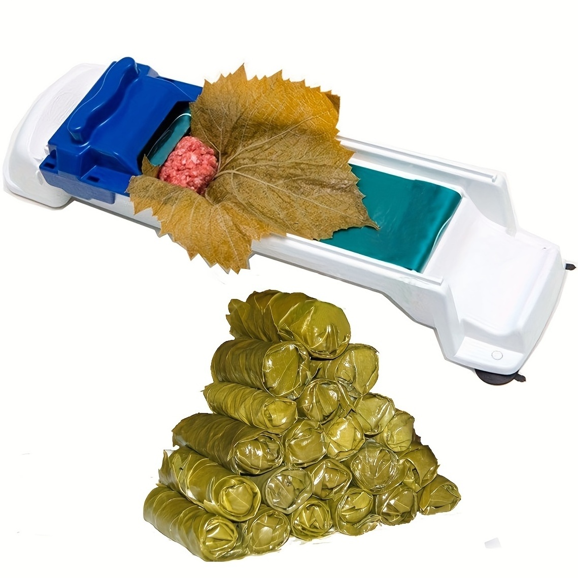 Durable Sushi Roller Stuffed Grape Leaf Vegetable Meat Meat Vegetables Cabbage Leaf Rolling Tools Magic Food Stuffed Roller