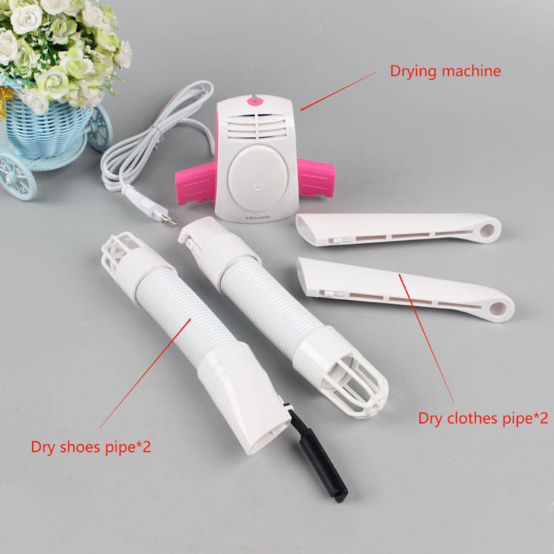 Portable Electric Clothes Dryer Rack Shirt Shoes Hanger Carton Box White ABS electric Clothes air Dryer