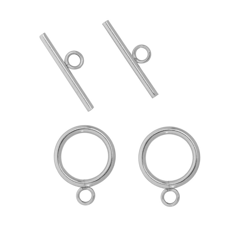 Stainless Steel Toggle Clasp OT Buckle for Bracelet making Component Connector for Necklace DIY Jewelry Design