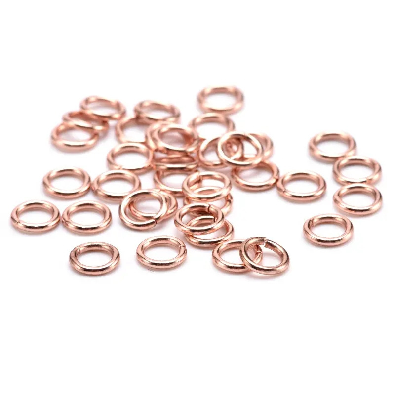 1000pc/bag Jump Rings Stainless Steel Steel Open Ring Circle Gold And Silver Color For Jewelry Making Accessories