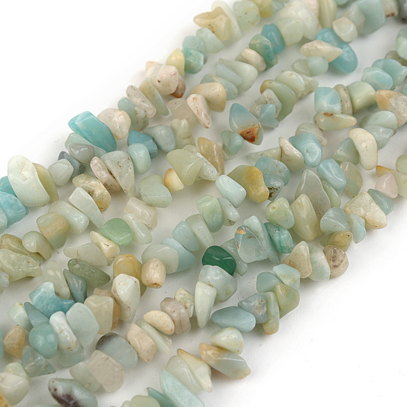 Stone Tumbled Irregular Chip Beads Coral Apatite Amazonite Stones Free form Stone Bead For Diy Jewelry Making