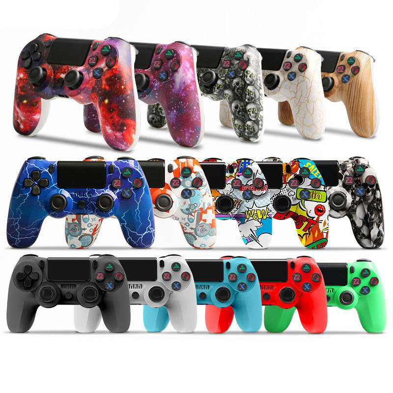 Factory 4 Mando Joysticks Wireless BT Portable Dual Vibration Game Joystick Mando Gamepad Game Control Controller For PS4