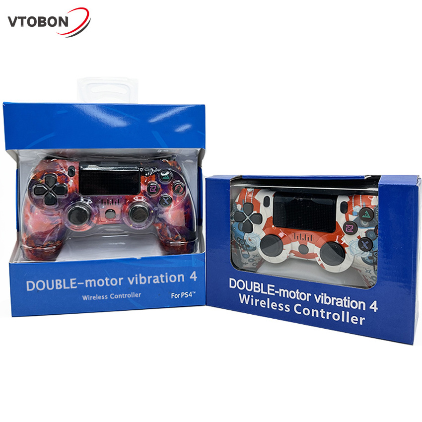 Factory 4 Mando Joysticks Wireless BT Portable Dual Vibration Game Joystick Mando Gamepad Game Control Controller For PS4