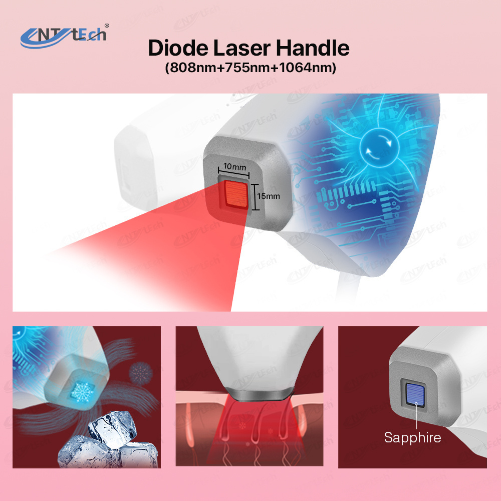 High quality 808 diode laser and pico 2 in 1 picosecond laser tattoo removal machine