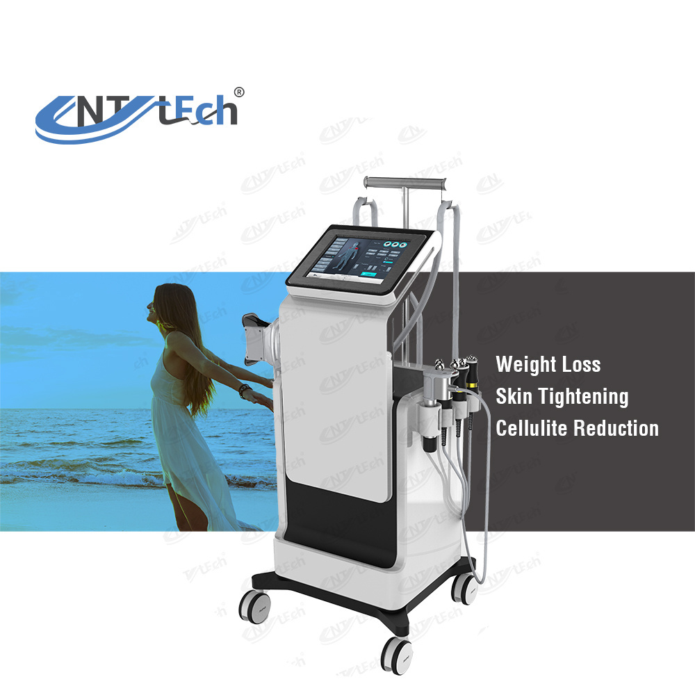 Multifunctional shock wave cellulite coolsculption equipment rf roller freeze fat machine