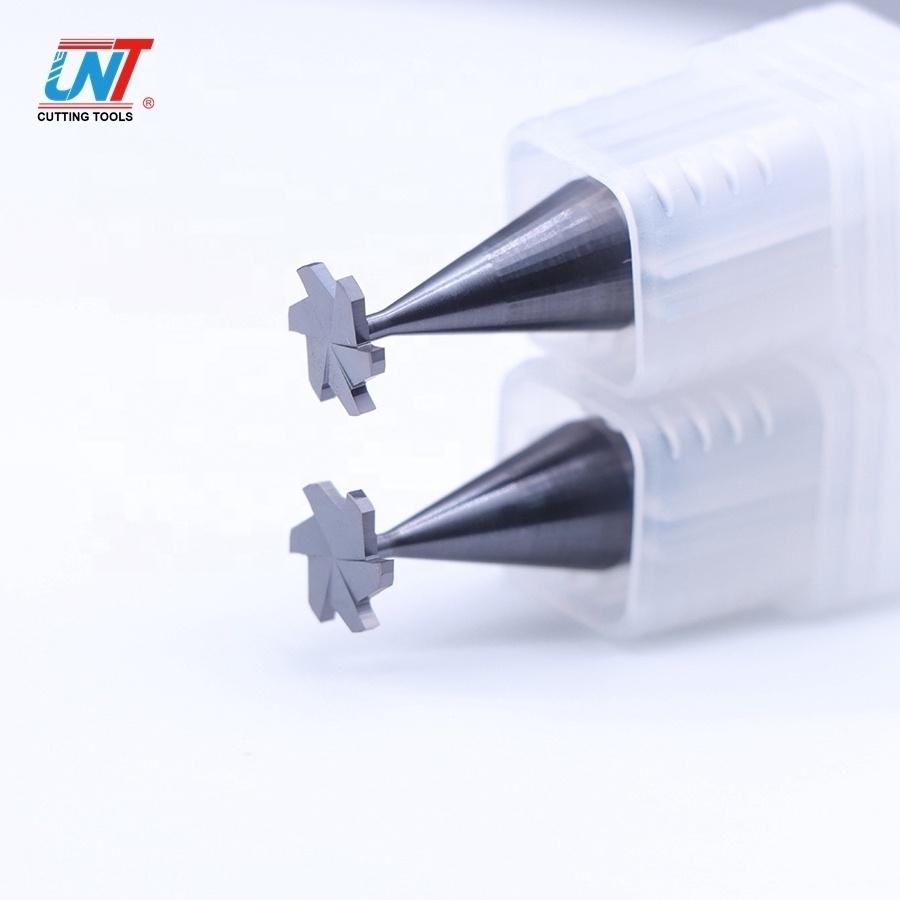 UNT Custom Freze CNC Router Bits Cutting Tools Solid Carbide Fresa 4 Flute Straight T- Slot Keyseat Milling Cutters For Aluminum