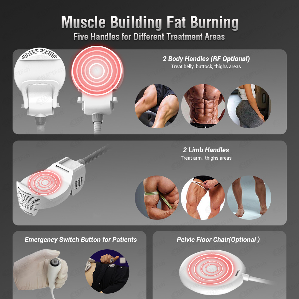 Body treatment android ems sculpting muscle building machine