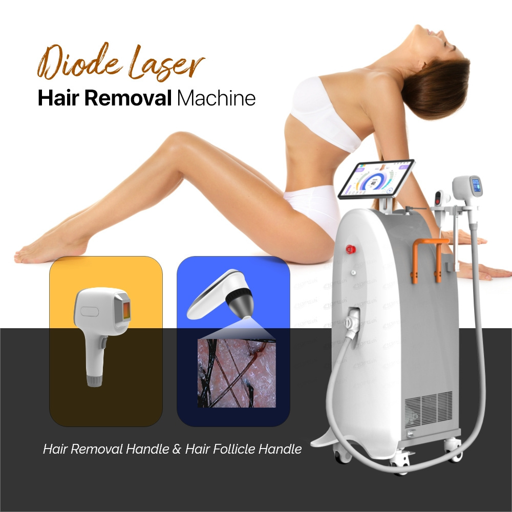 Hot sale new model professional painless 808 laser hair removal machine