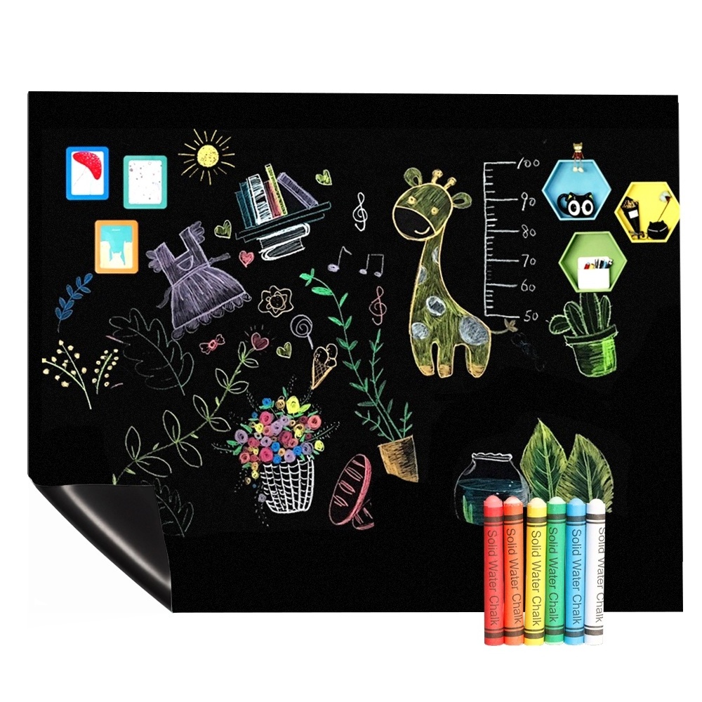 Soft Self- Adhesive Decorative Chalkboard Customized Magnetic Blackboard