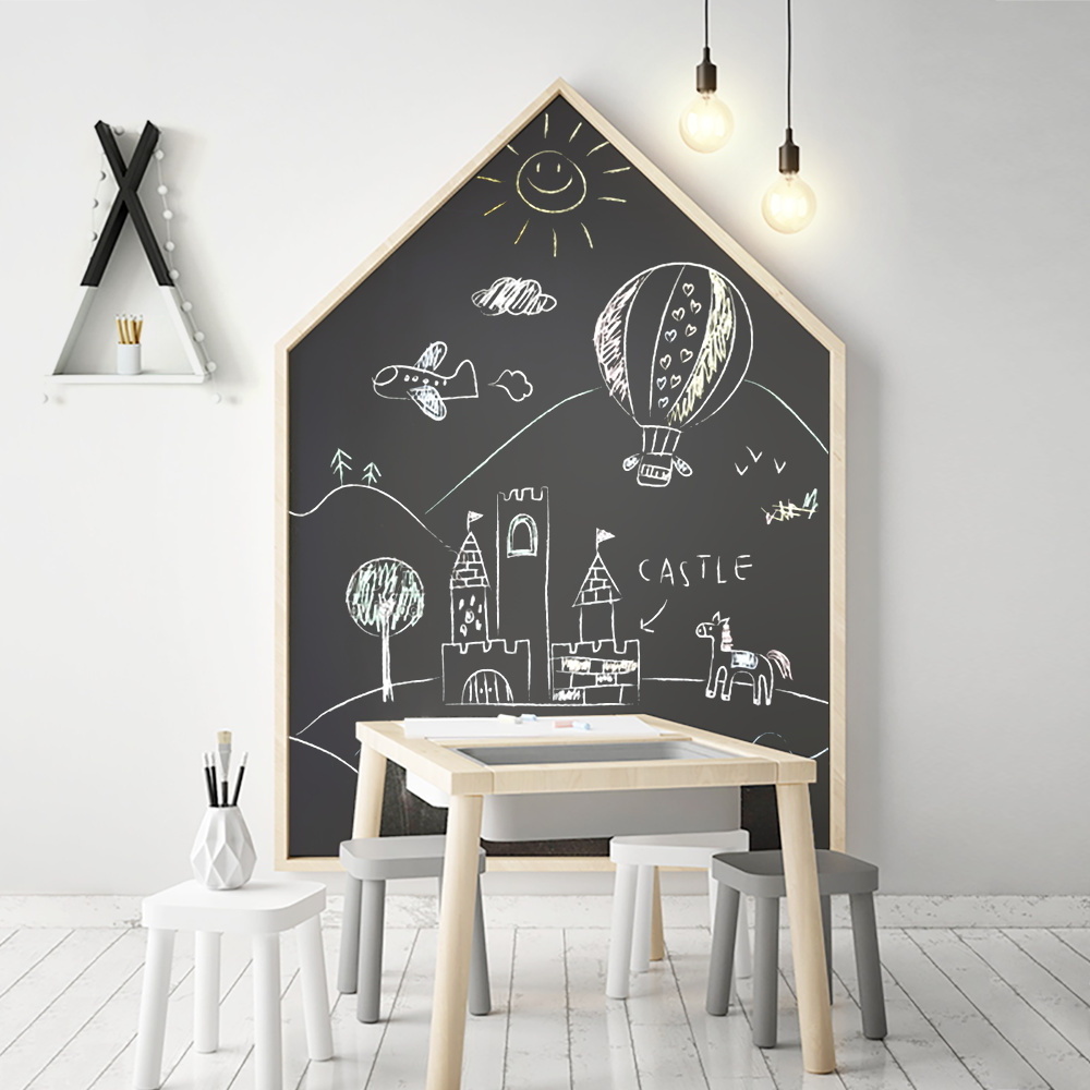 Original Custom Stickers Magnetic Chalkboard Self Adhesive Vinyl Wall Tiles