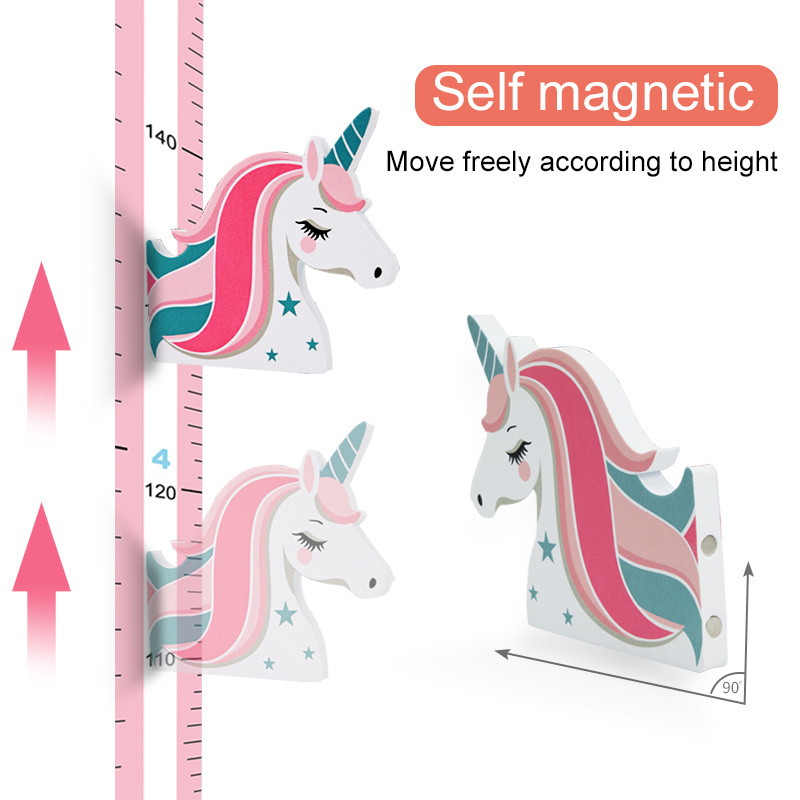 Popular Convenient Height Cartoon Children's Height Scales Decorate Rooms