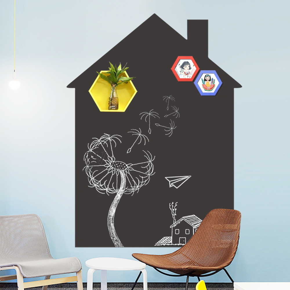 Original Custom Stickers Magnetic Chalkboard Self Adhesive Vinyl Wall Tiles