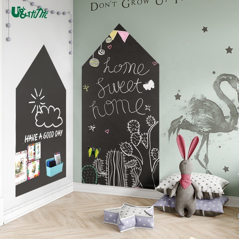 In Stock Magnetic Chalkboard Calendar Planner Portable Blackboard World Map Wall Sticker