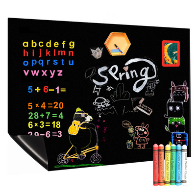 Soft Self- Adhesive Decorative Chalk board Customized Magnetic Blackboard