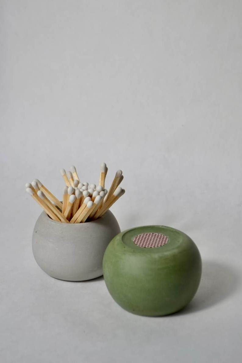 minimal design matchstick holder cute Mini waterproof match holder  Match holder jar matchsticks