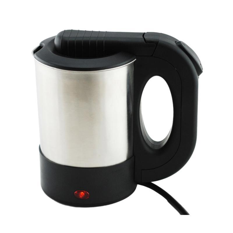 110v 220v Stainless Steel Dual Voltage Mini Travel Electric Kettle for Boiling Water 0.5L