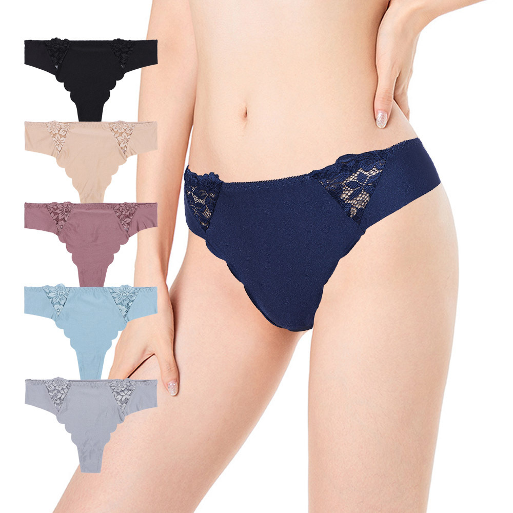 UOKIN Wholesale Hot Sell low rise nylon briefs sexy  thong Invisible Seamless Women Panty thong