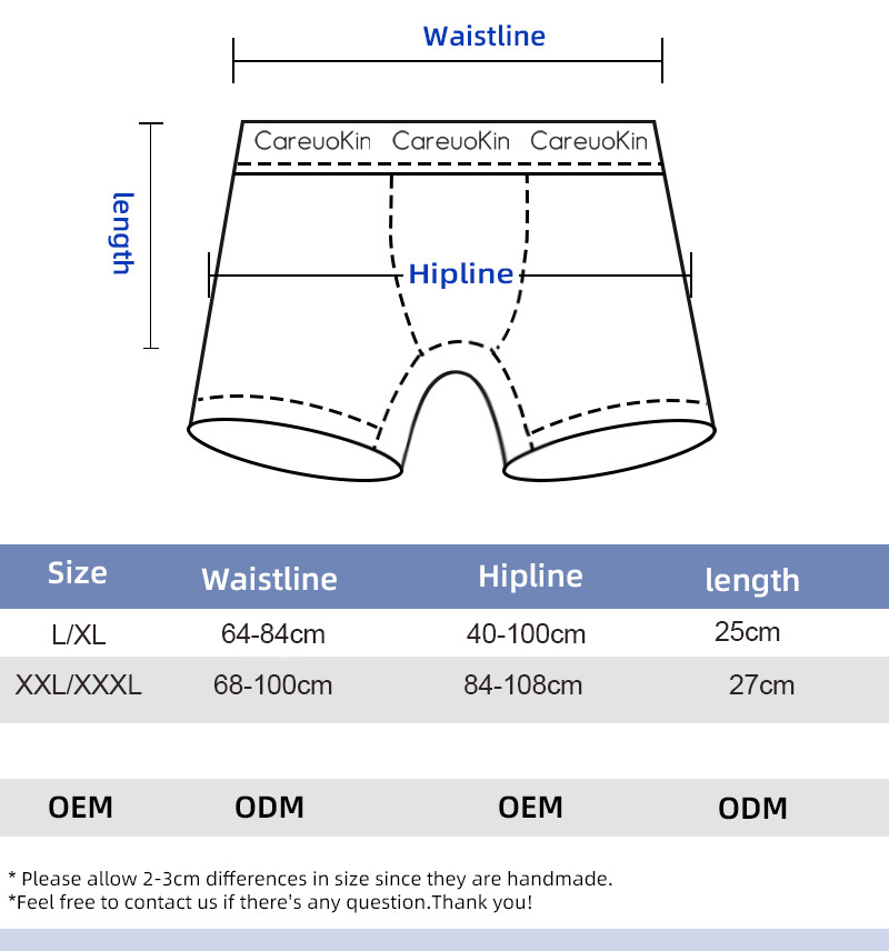 Careuokin Cheap price chinese underwear mid-rise for men's boxer briefs panties solid blank pattern with breathable polyester