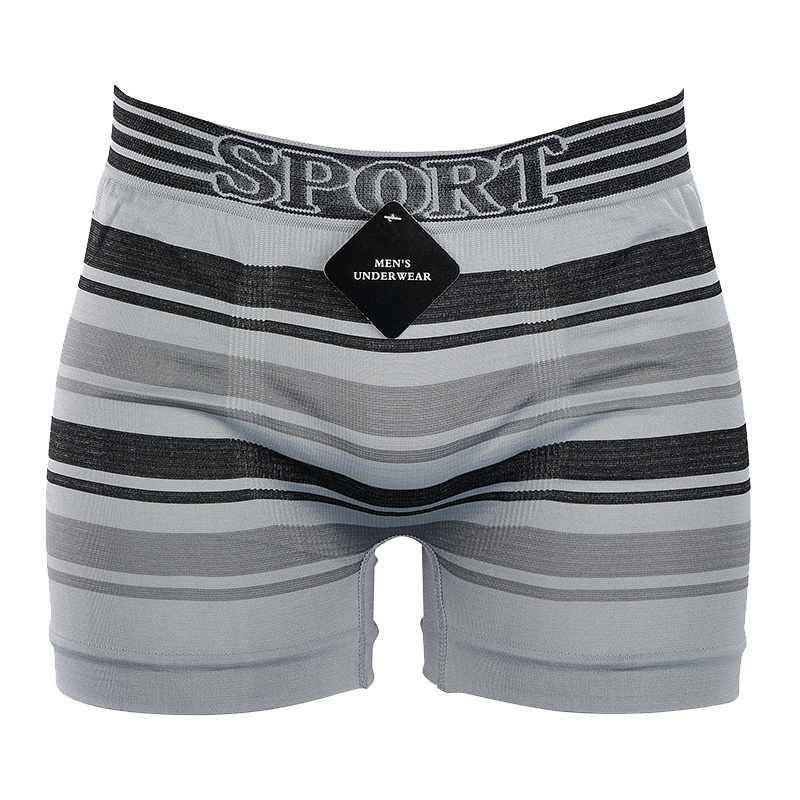 Ready to Ship Men's boxers underwear for men  high quality striped seamless briefs logo custom SPORT A0447