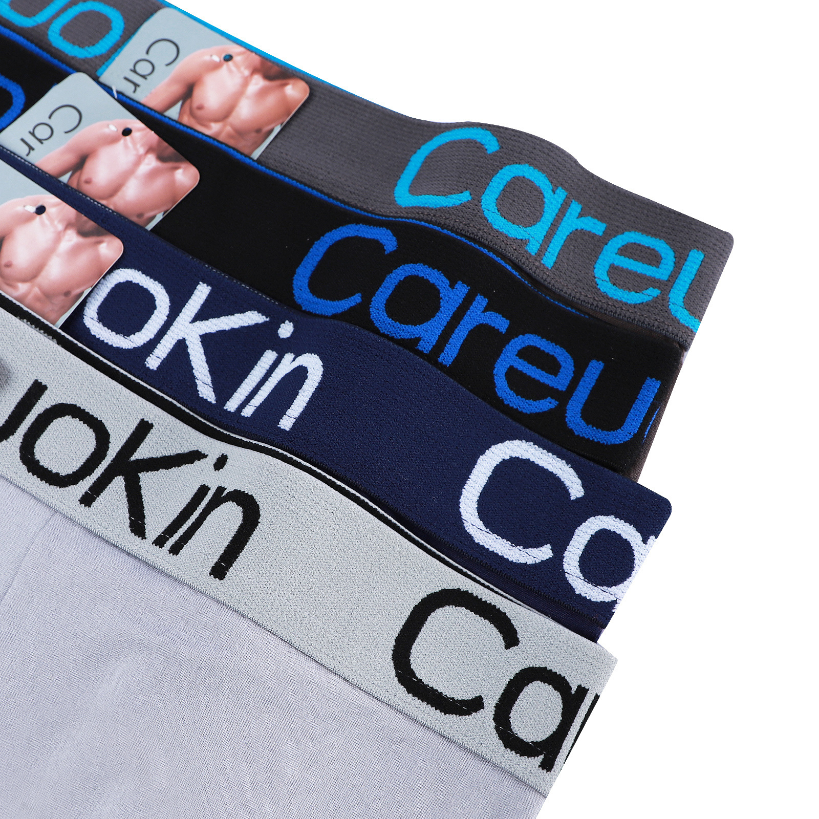 CareuoKin free men underwear samples male boxer breathable mens underpants  male Plain colour boxer shorts A5664