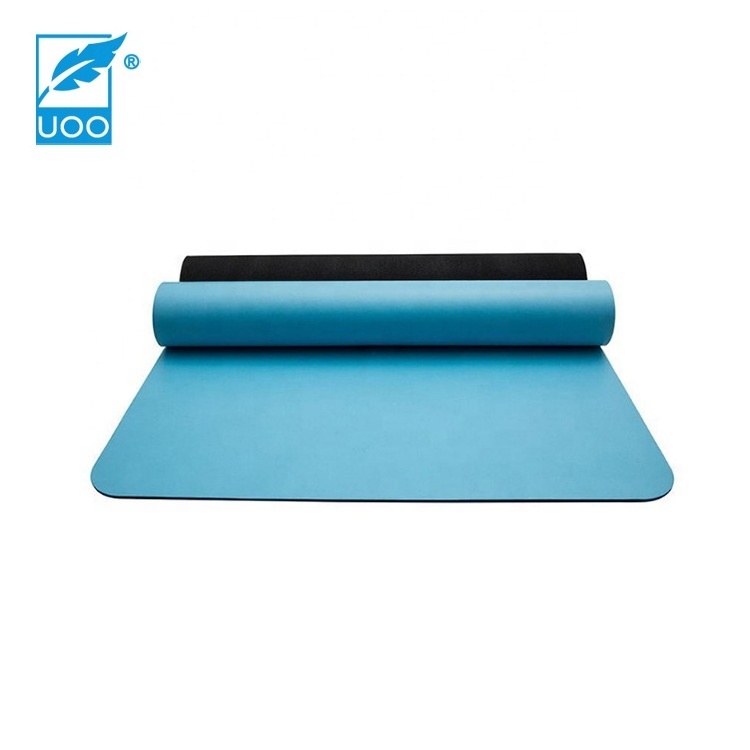 UOO Factory Sale Natural Rubber Yoga Mat Eco-friendly Material Accept Custom Design