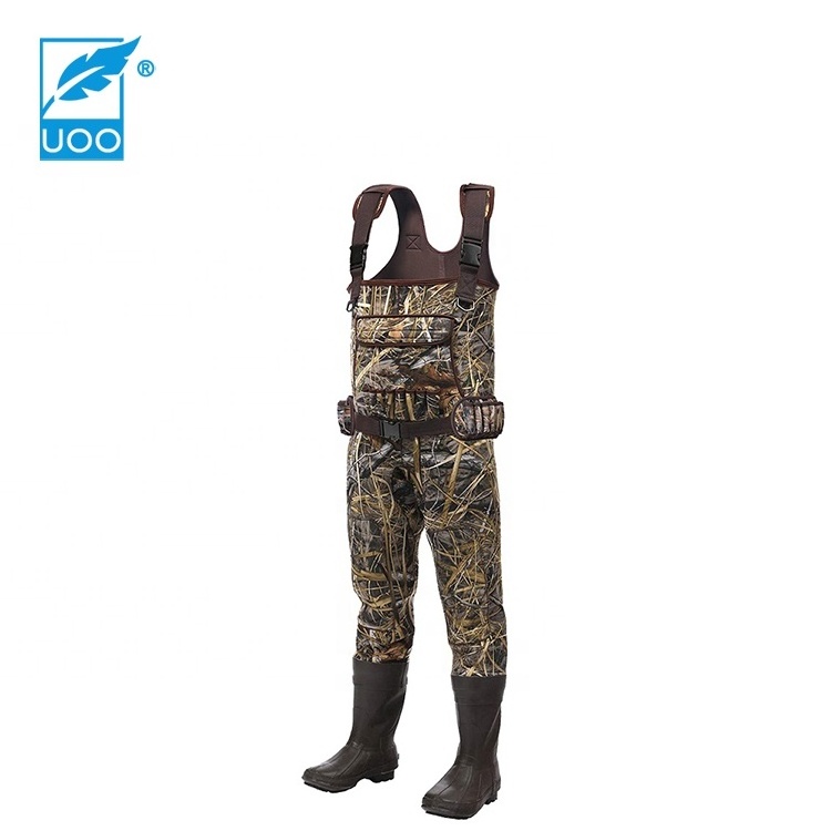 UOO Neoprene Factory Price Fishing Waders with Customized Logo