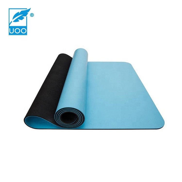 UOO Factory Sale Natural Rubber Yoga Mat Eco-friendly Material Accept Custom Design