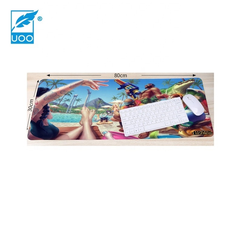 UOO  Full Printing Natural Rubber Mouse Pad with Customized Design