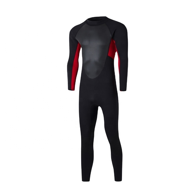 UOO Back Zipper Smooth Skin Neoprene Full Diving Suit for Men