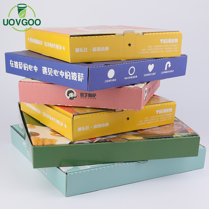 Hot sale high quality printing pizza box pizza box wholesale custom pizza boxes