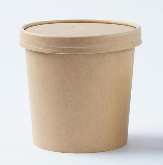 Factory direct paper soup cup Take Away Salad Box  Biodegradable Food Packing Box