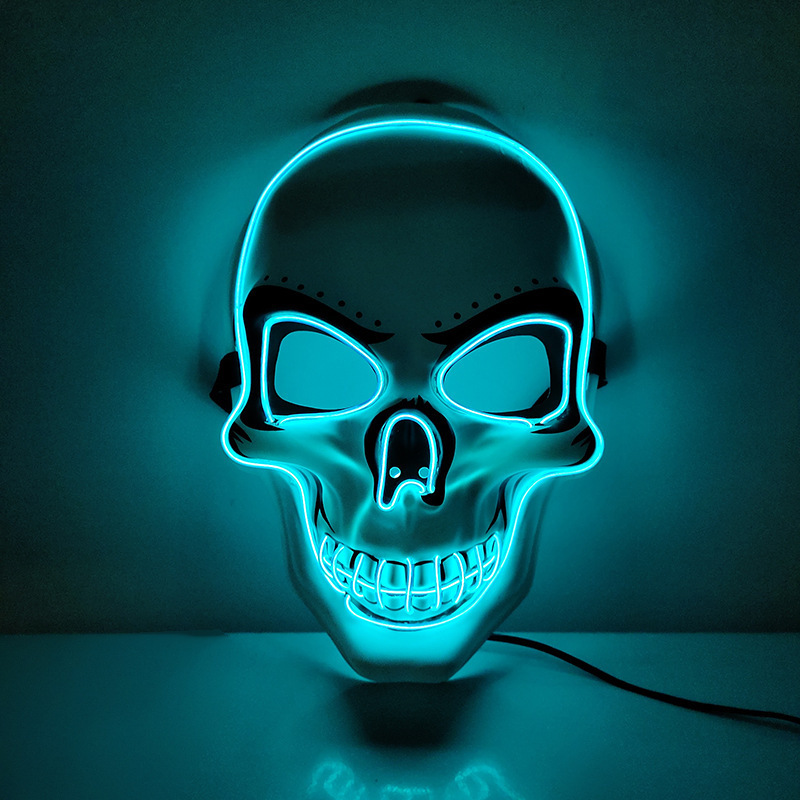 Nicro LED Light Mask Terror luminous for costume digital adult Halloween Helloween mask  programmable Disguise mask